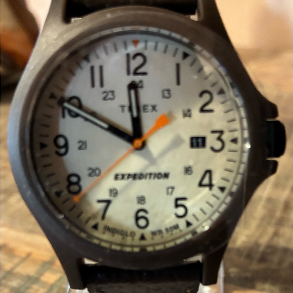Timex Expedition Fabric Strap with Leather Trim Watch - Picture 2 of 9
